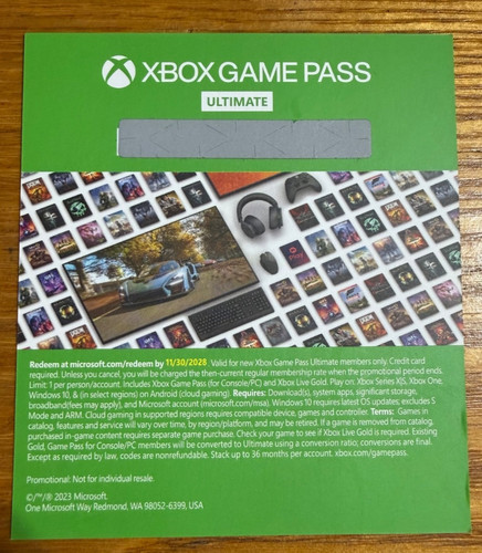 Xbox game pass - pass, 1