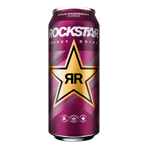 Rockstar energy drink - drink, sour