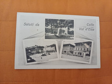 CARTOLINA ANTICA VIAGGIATA SALUTI COLLE VAL D ELSA SIENA