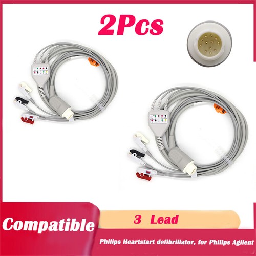 Pezzi cavo ecg - 2, clip
