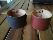 BRACCIALE UOMO PELLE CUOIO