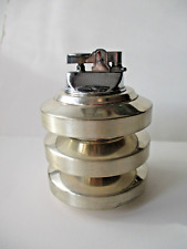 Argento 800 accendino da tavolo anni '70 stile Sottsass Mendini