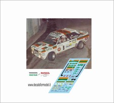 DECALS 1:43 FIAT 131 ABARTH TOTIP MANDELLI RALLY LANA 1982