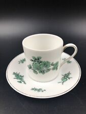 TAZZA DA CAFFé Moka PORCELLANA ROSENTHAL FIORI VERDE VINTAGE ANNI 70-80   