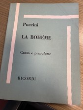 PUCCINI. LA BOHEME. CANTO E