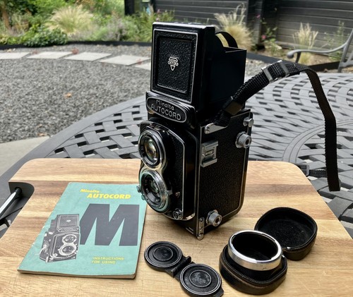 Minolta autocord fotocamera - autocord, rg
