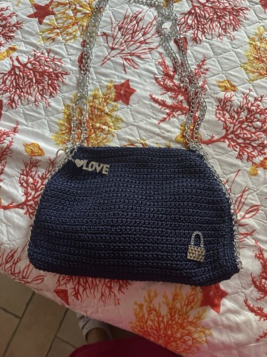 Borsa uncinetto fatta mano - borsa,