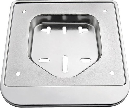 Porta targa cromato - porta, piaggio