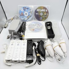 Console Nintendo Wii Just Dance Mario Sonic Family gioco 4 controller testata