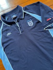 England Polo Inghilterra Umbro Size M Football Calcio Shirt World Cup Umbro