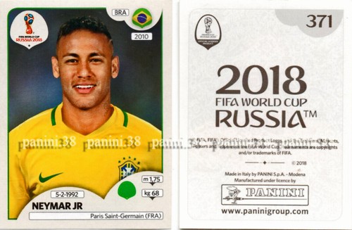 Sticker neymar world cup - jr, "world