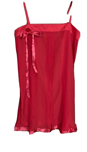 Camicia notte corta rossa - da,
