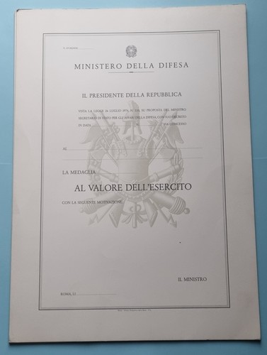 Repubblica italiana diploma - repubblica,