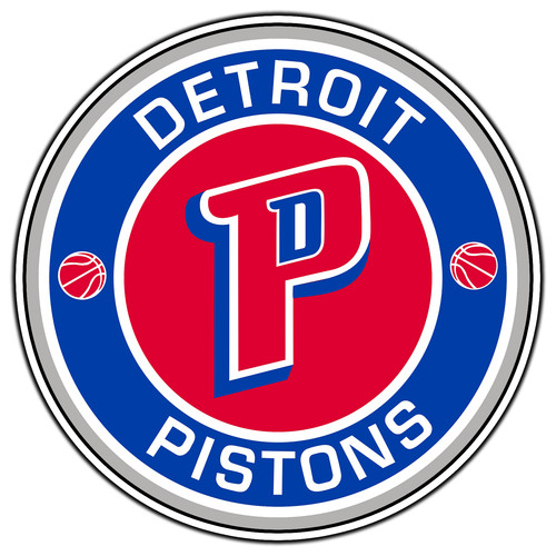 Adesivo basket logo detroit - basket,