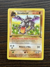 Aerodactyl Fossil Holo 1/62 Italiano 1 Edizione Ita Prima Edizione Pokemon