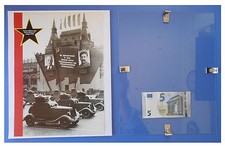 Piazza Rossa parata militare Russia URSS Comunismo quadro cornice vetro cm 30x24