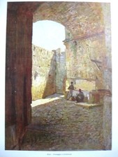 stampa antica old print RODI