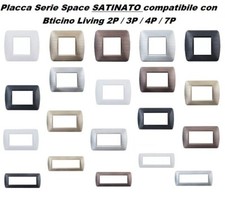 Placca Satinata Compatibile