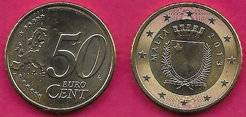 Malta euro cent 2013 unc - malta,