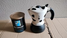 Moka Mukka Bialetti Express Funzionante + Contenitore Caffè Hausbrandt Trieste