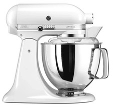 KitchenAid Artisan Series Miscelatore con supporto a testa inclinabile 5 quarti - Bianco modello 5KSM150PS