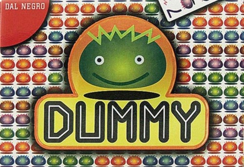 Gioco carte dummy dal negro - di,