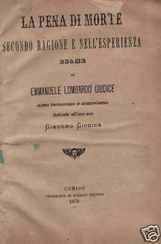 Pena morte lombardo - la, di