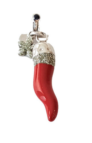 Charm cornetto rosso - , rosato