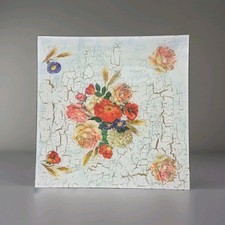 Piatto vetro vintage shabby