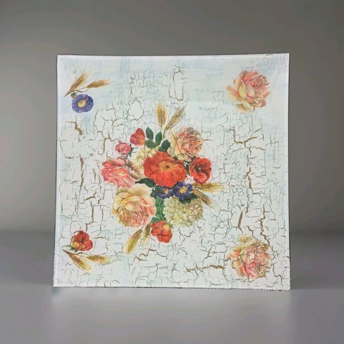 Piatto vetro vintage shabby