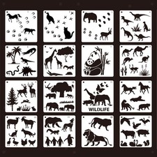 16 Stencil di Animali per
