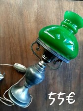 Lampada da tavolo Vintage Rein Zinn. Peltro e Vetro.