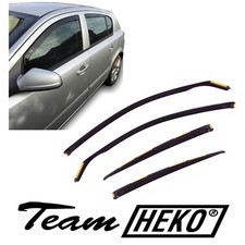 Deflettori Aria Per Opel Astra H 2004-2014 5-Porte Set 4 Antiturbo Antivento