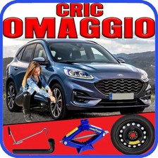 Ruotino Di Scorta 5Fori Misura Da 17 Ford Kuga Con Kit Cric Crick + Chiave Nuovo