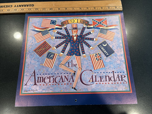 Calendario parete americana - calendario,