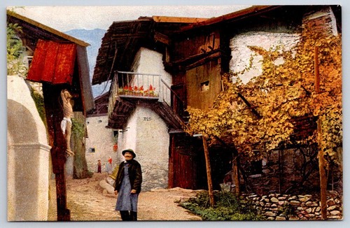 Cartolina epoca italia alto - cartolina,