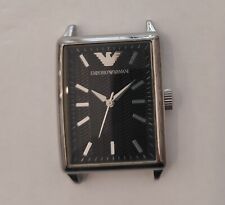 EMPORIO ARMANI CASSA IN ACCIAIO COMPLETA DI QUADRANTE SFERE CORONA, NUOVA .