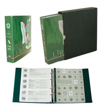 LIRA ECO - ALBUM RACCOGLITORE MONETE REPUBBLICA ITALIANA COMPLETO DI PAGINE 