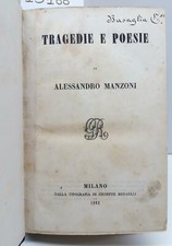 Alessandro Manzoni Tragedie e