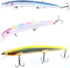 3 real minnow artificiale