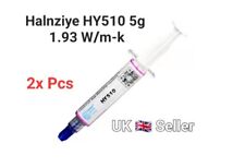 2 pz Halnziye HY510 5g pasta grasso termico 1,93 W/m-k per LED CPU GPU XBOX PS3