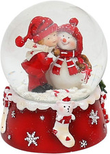 Palla Di Vetro Con Neve