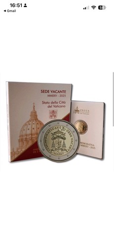 Vaticano 2025 moneta - moneta, 2