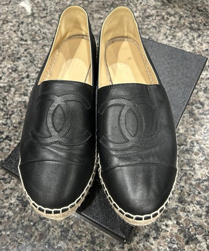 Ballerine espadrillas nere