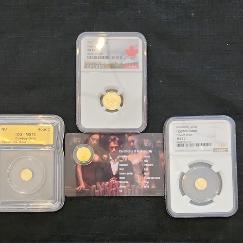 Lotto misto oro tondo - 1/200, oz