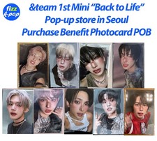 &team andteam "Ritorno alla vita" Pop-up Store a Seoul Acquisto Benefit Photocard