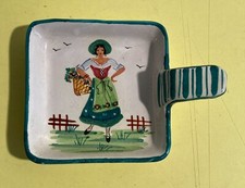 ARTE-ARTISTICA CERAMICA FIGURATA-MURANO-GUERRIERI-ABRUZZO-COSTUME POPOLARE-'900