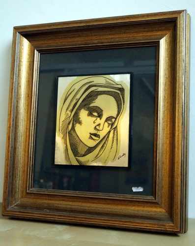 Quadro lastra d - ♥, d'argento