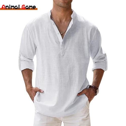 Camicia uomo lino cotone - uomo,