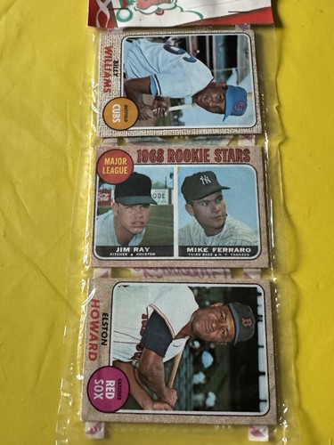1968 topps holiday card - bb, 12